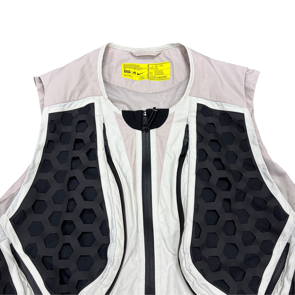 Vintage Nike ISPA Modular Pocket Vest Light Bone