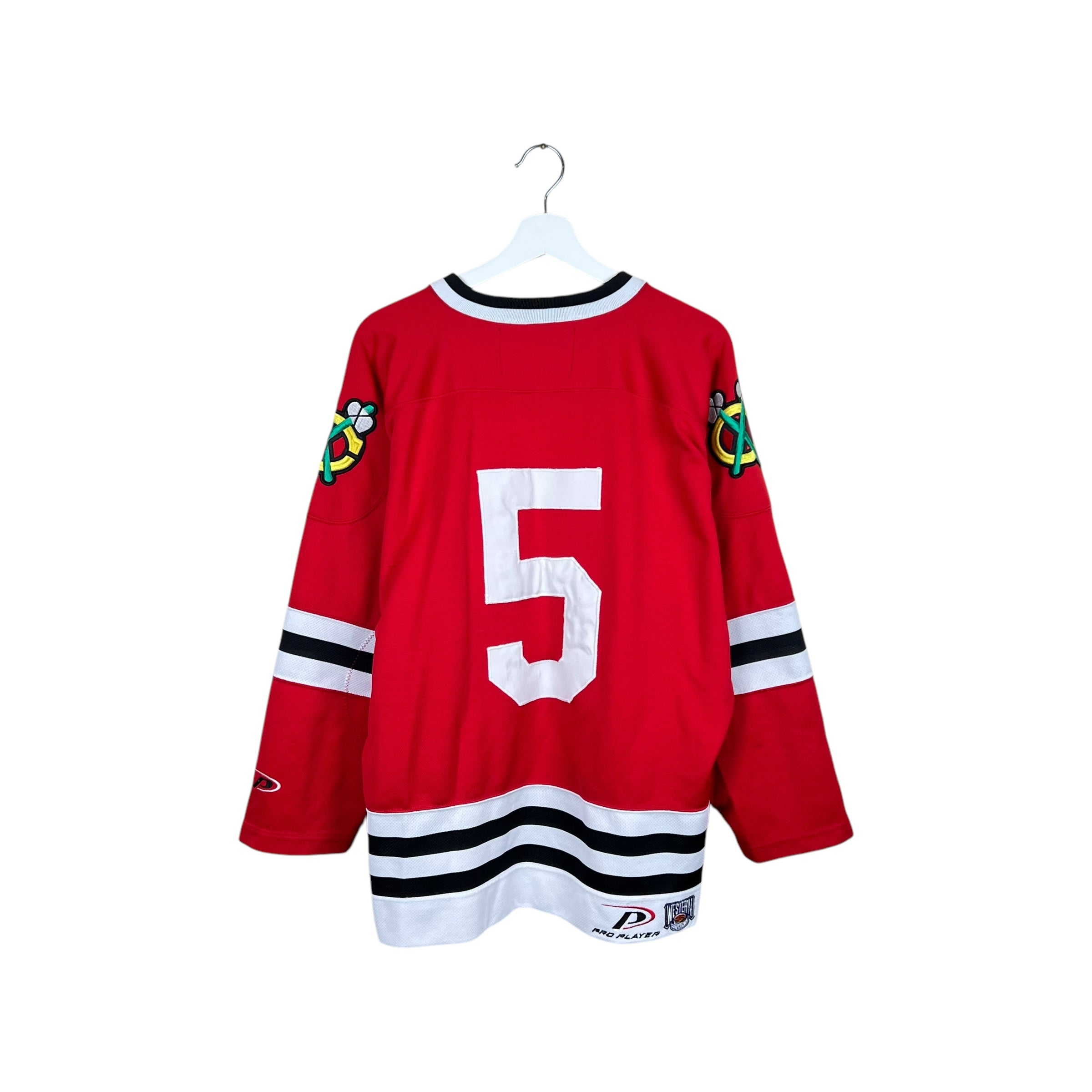 Vintage Pro Player Chicago Blackhawks #5 Away Jersey