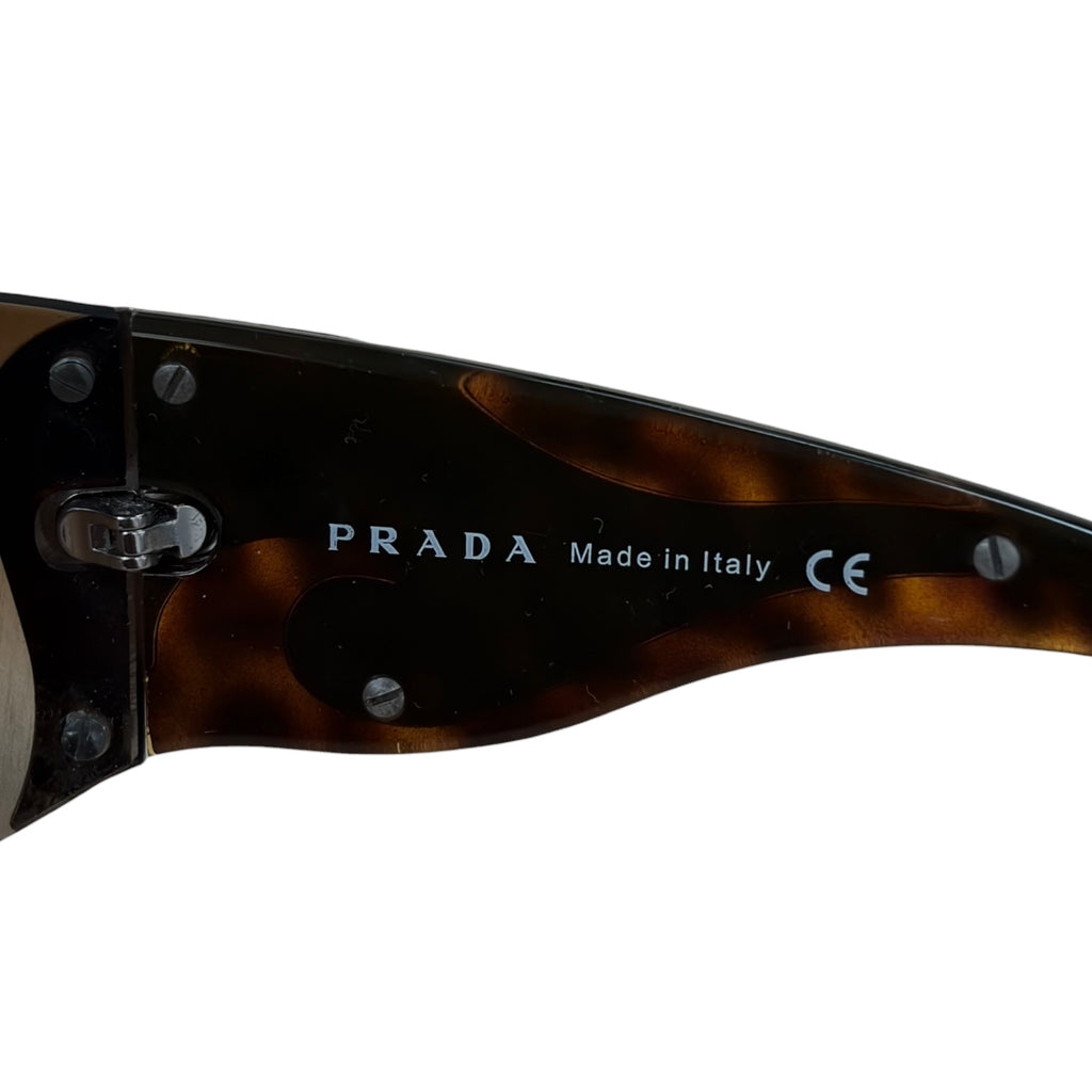 Prada Women’s No Rim Sunglasses SPR58F Brown