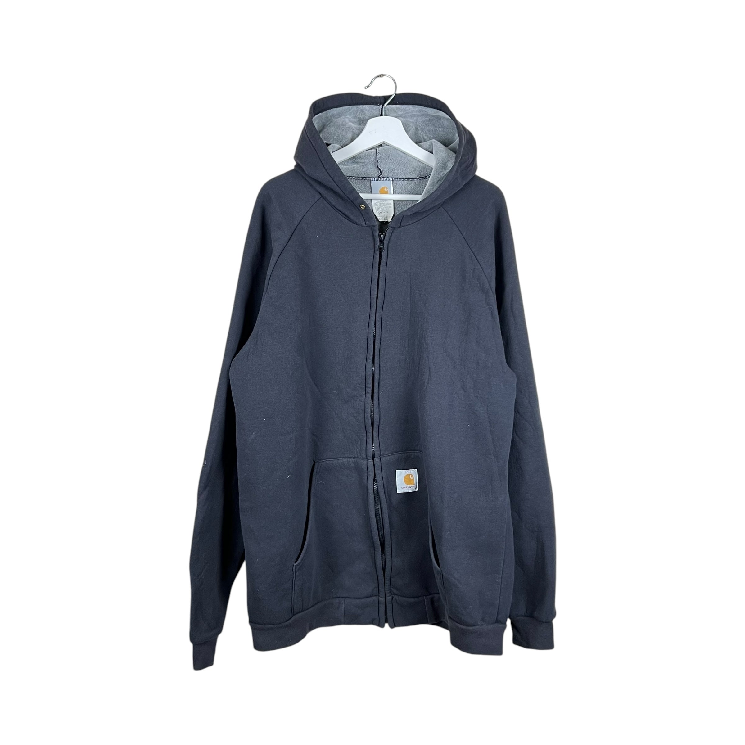 Vintage Carhartt Fleece Lined Full Zip Hoodie Black