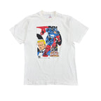 1995 Marvel Comics Captain America Panel Tee White
