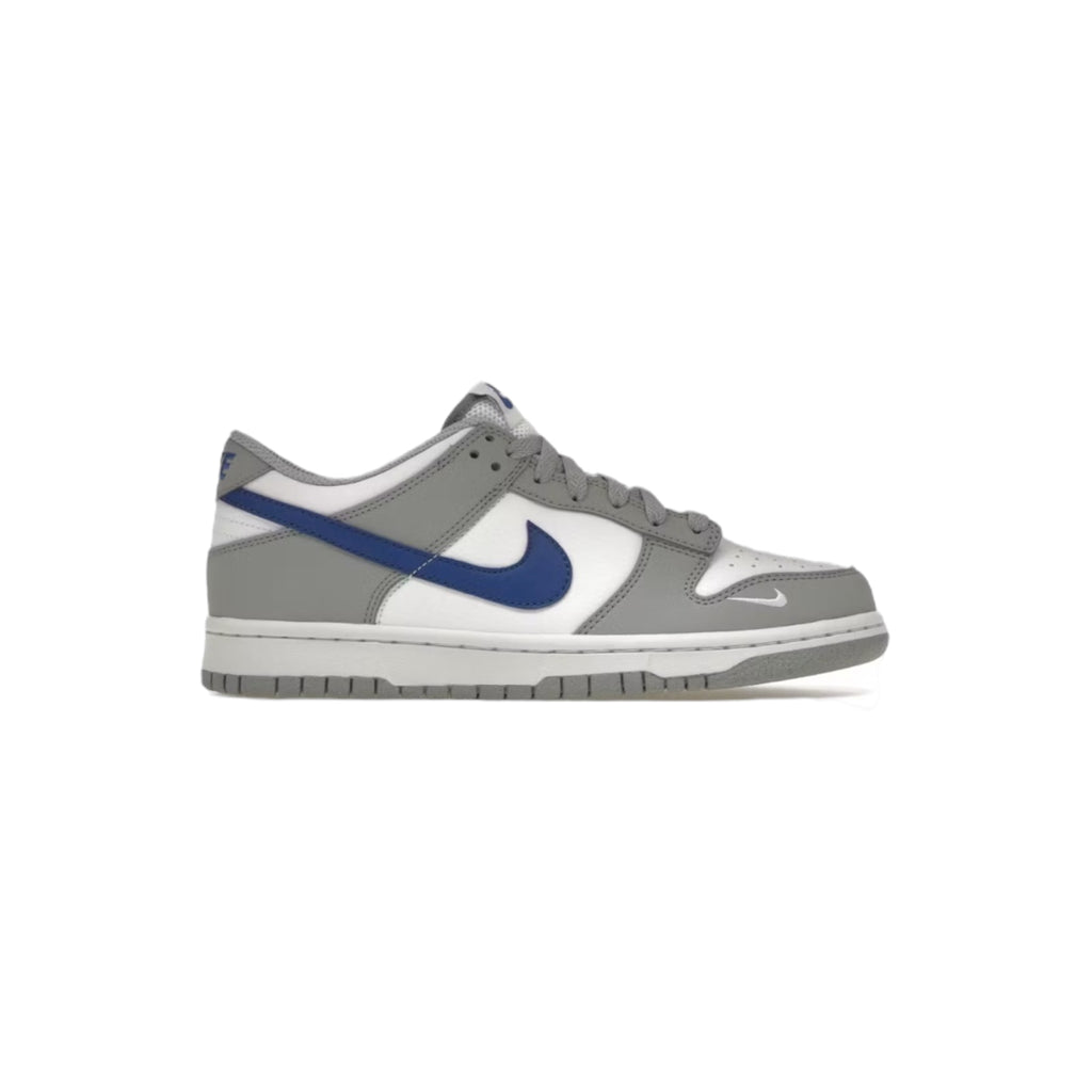Nike Dunk Low Mini Swoosh Wolf Grey Game Royal (GS)
