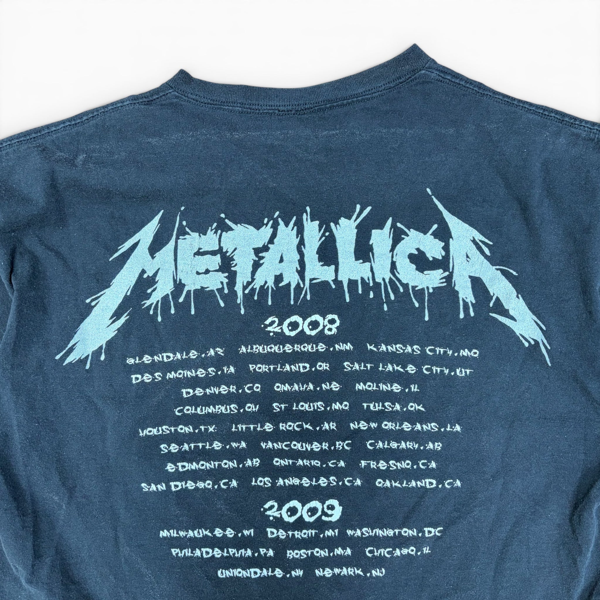 2009 Metallica “World Magnetic Tour” Tee Black