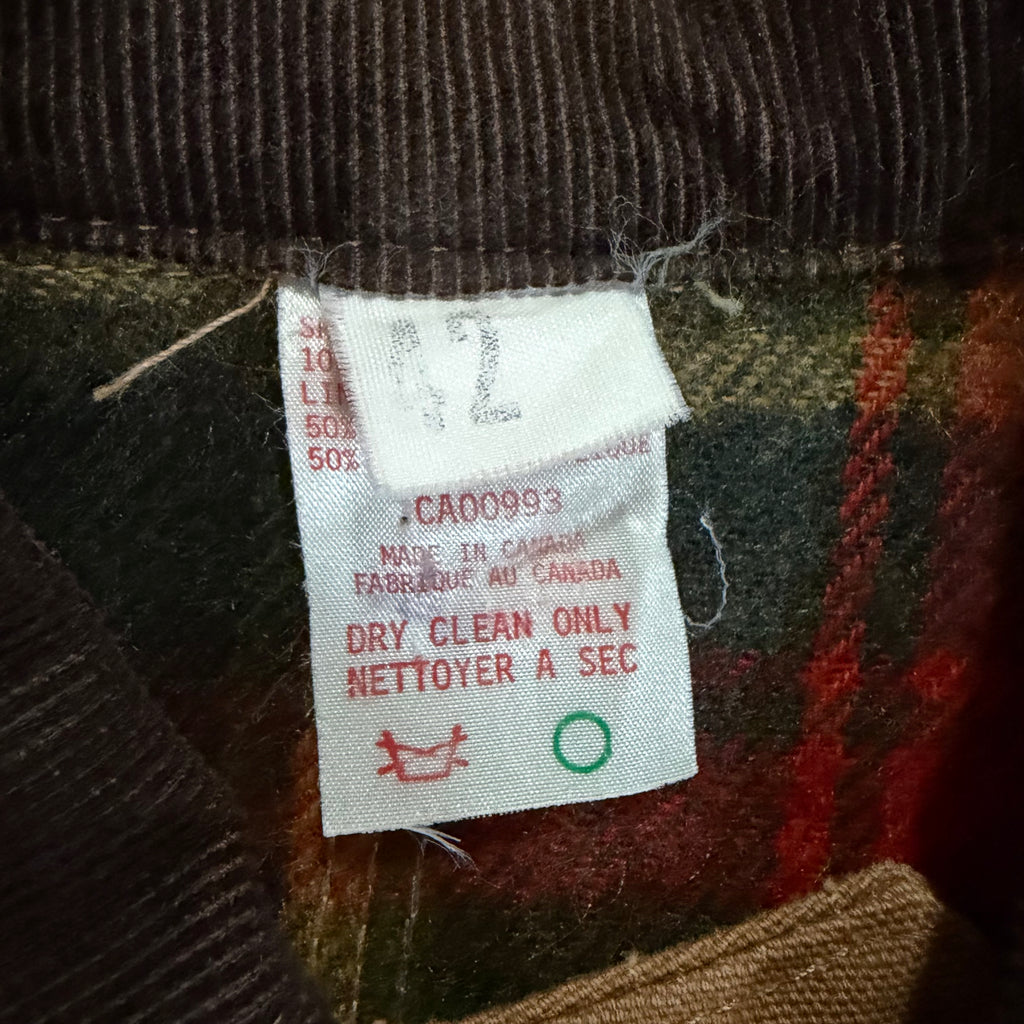 1960’s Carhartt Union Made Blanket Lined Chore Jacket Tan
