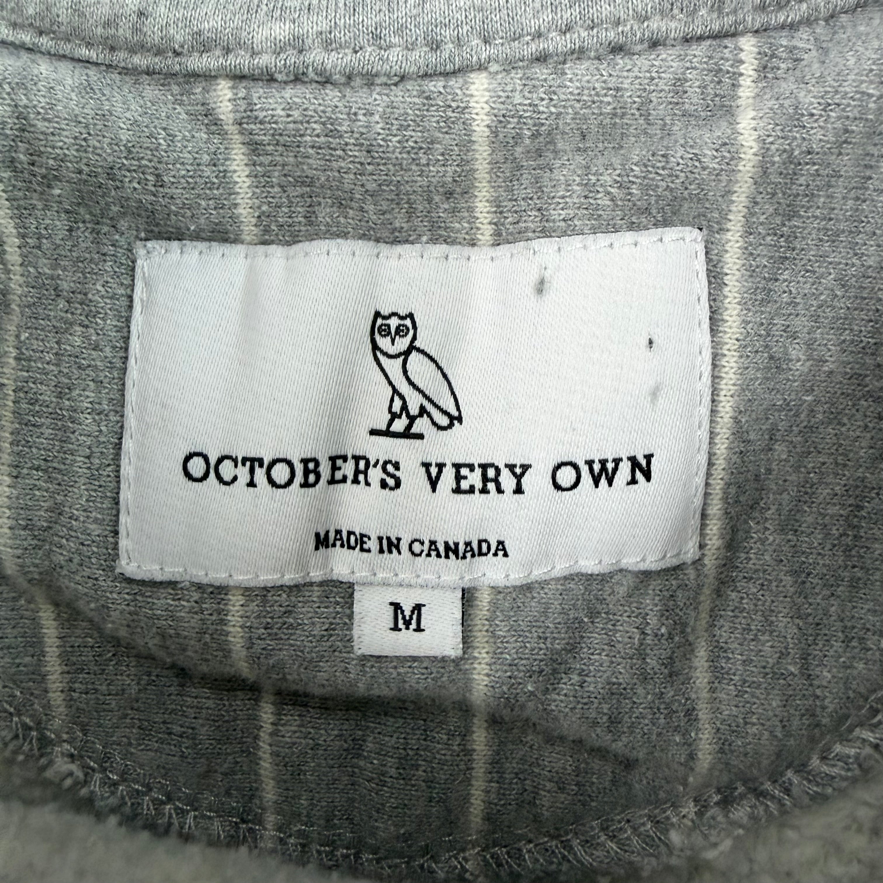 OVO Pinstripe Crewneck Grey