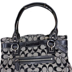 Vintage Coach Signature Penelope Shoulder Bag Black