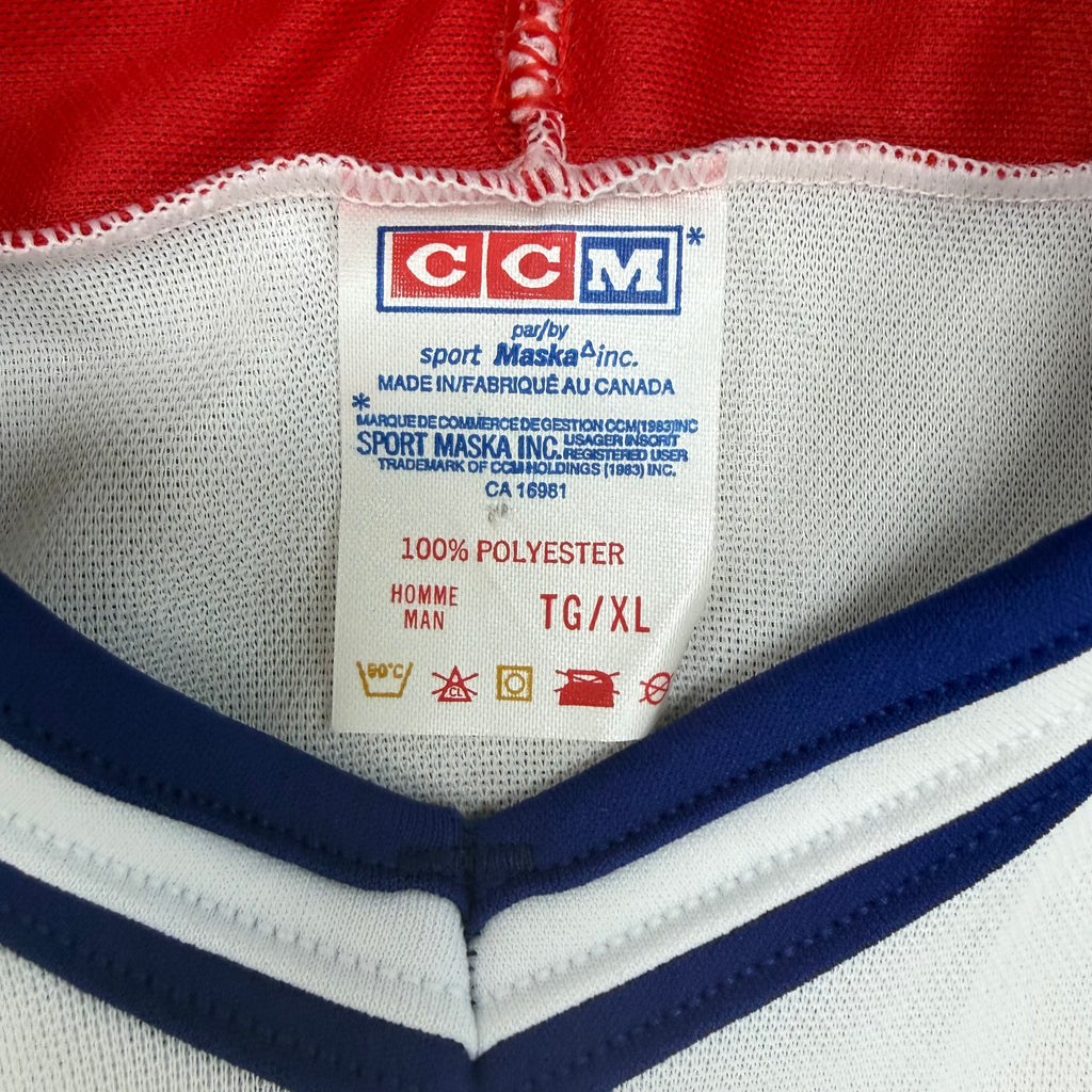 Vintage CCM By Maska NHL Montreal Canadiens Blank Home Jersey
