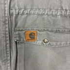 Vintage Carhartt Fleece Insulated Barn Jacket Washed Beige