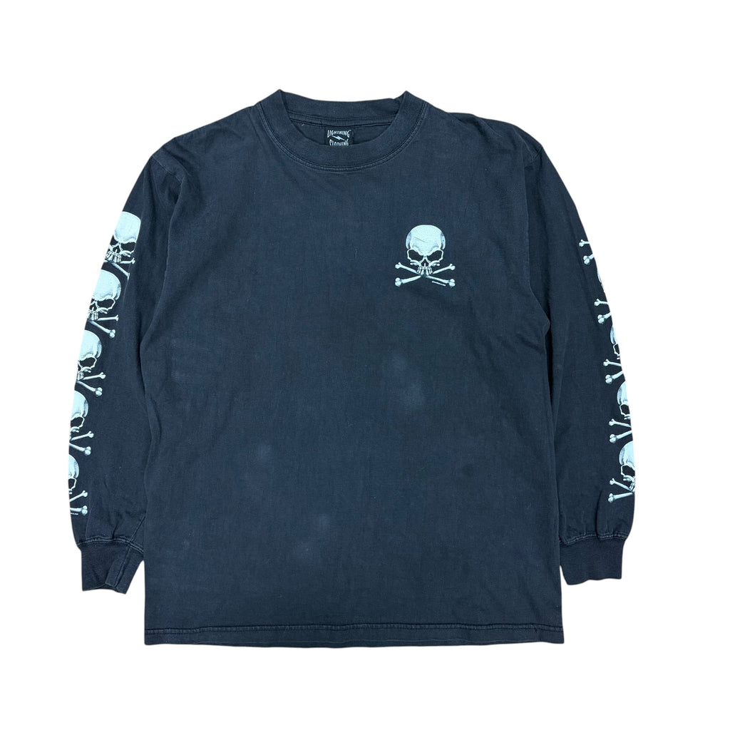 Vintage Goodsports Skull Cross Longsleeve Black