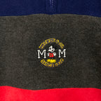 Vintage Disney Mickey Fleece Quarter Zip Fleece Jacket