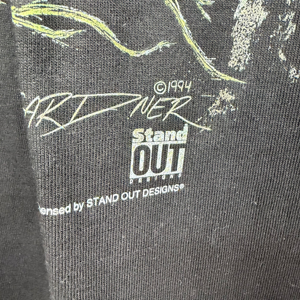 1994 Stand Out Designs Salmon Nature Tee Black