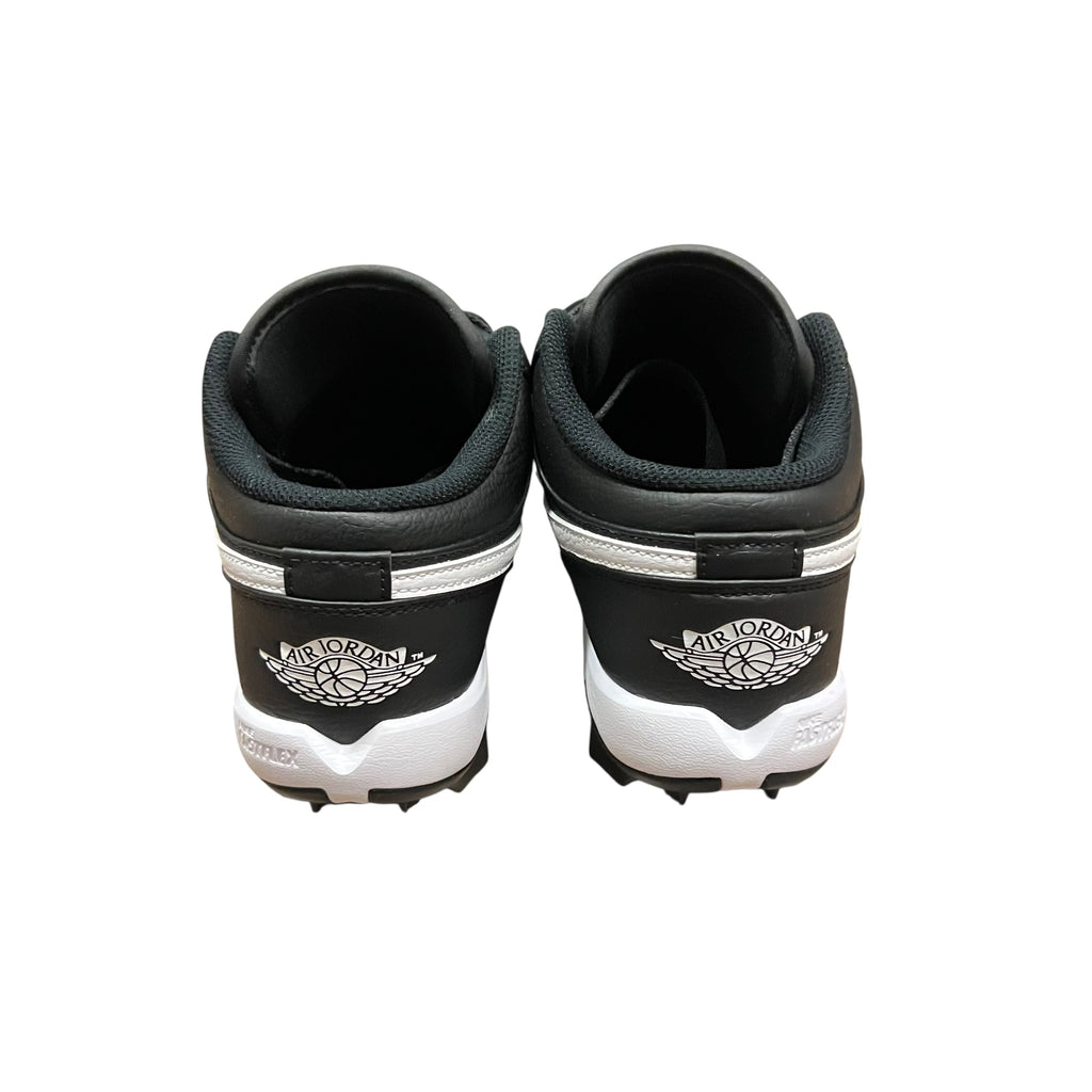 Jordan 1 Low Black & White Cleat (GS)
