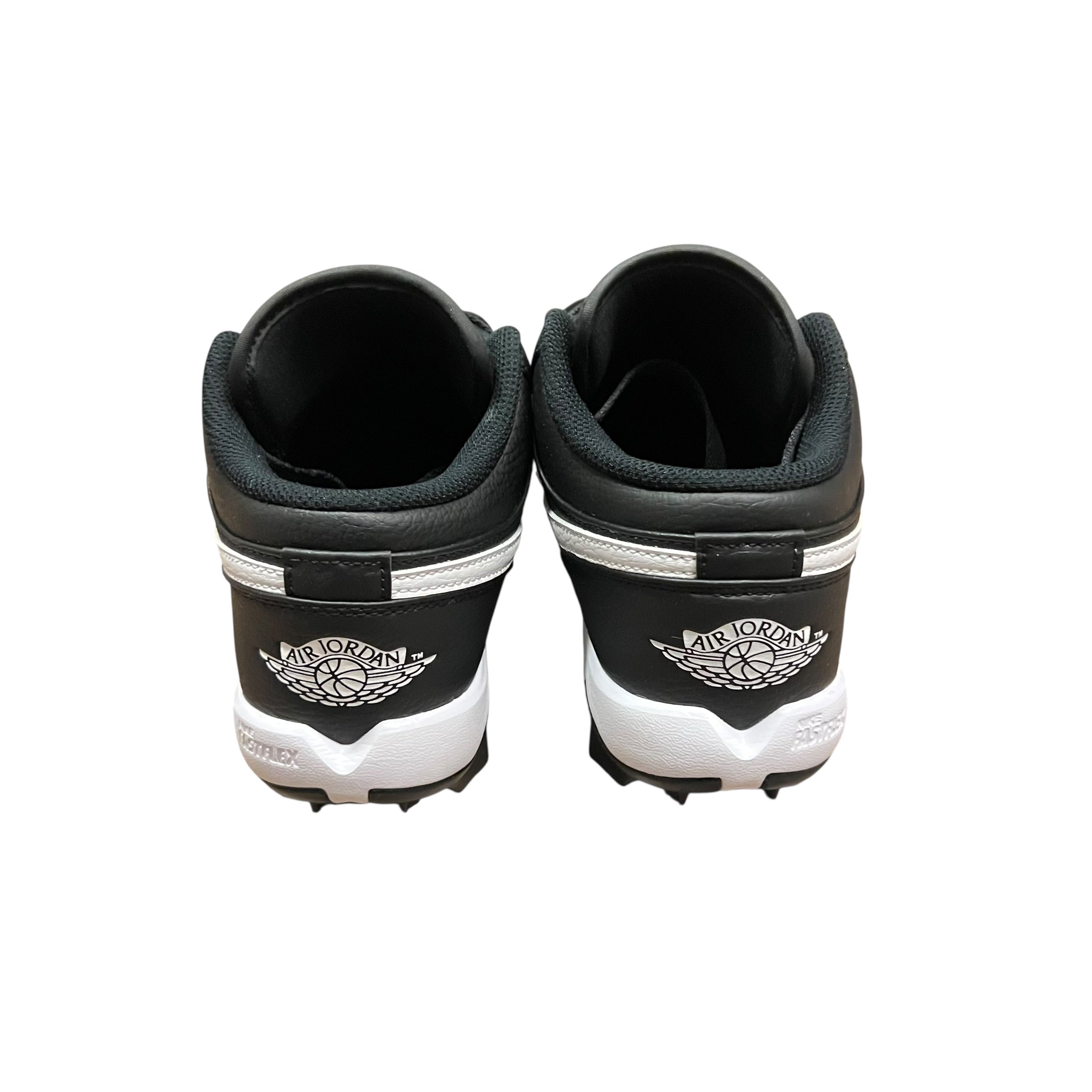 Jordan 1 Low Black & White Cleat (GS)