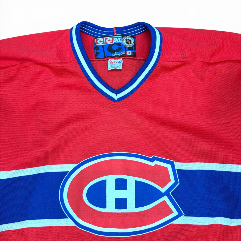 Vintage CCM NHL Montreal Canadiens Blank Away Jersey