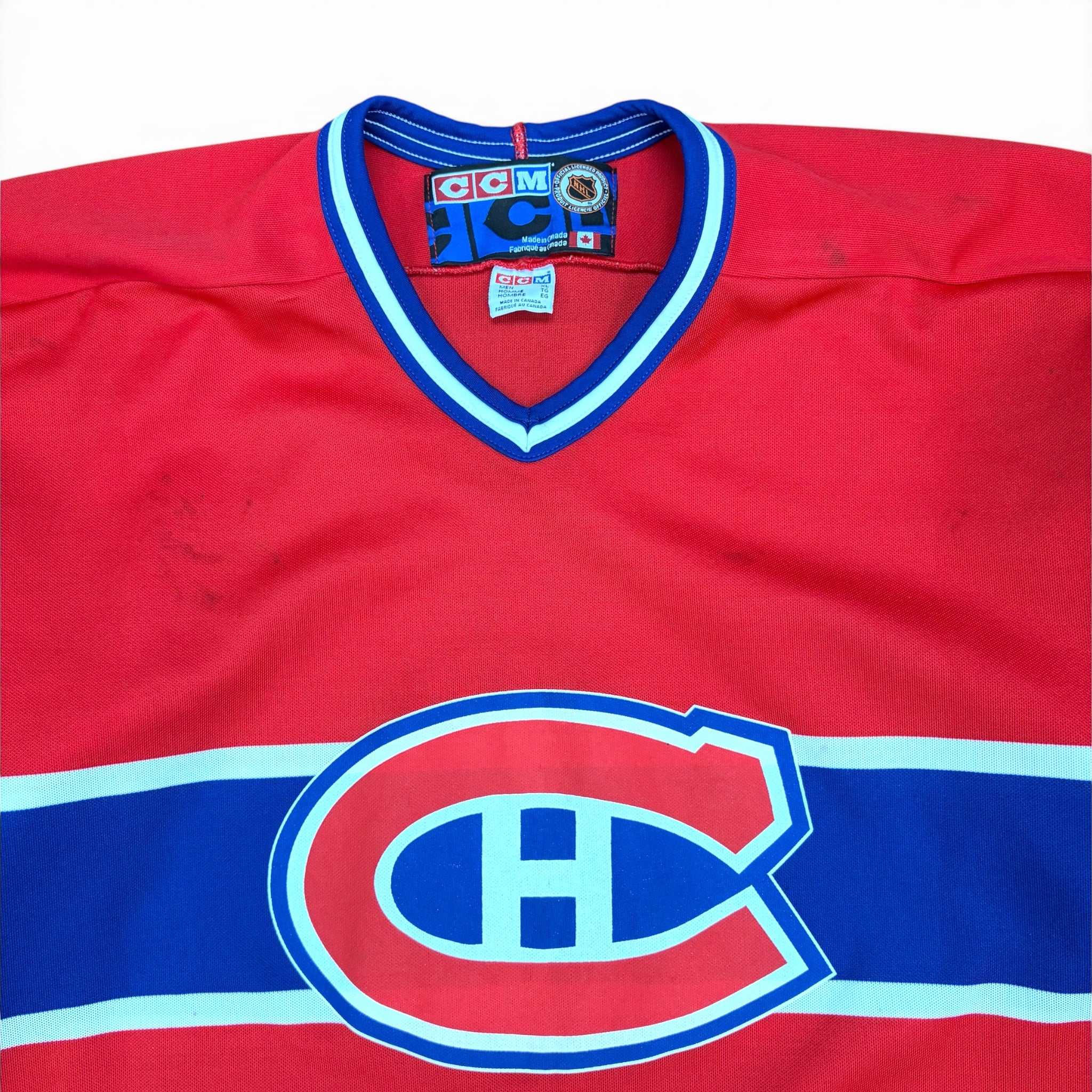 Vintage CCM NHL Montreal Canadiens Blank Away Jersey
