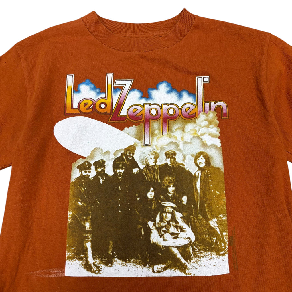 Vintage Artimonde Led Zeppelin Album Cover Tee Burnt Orange
