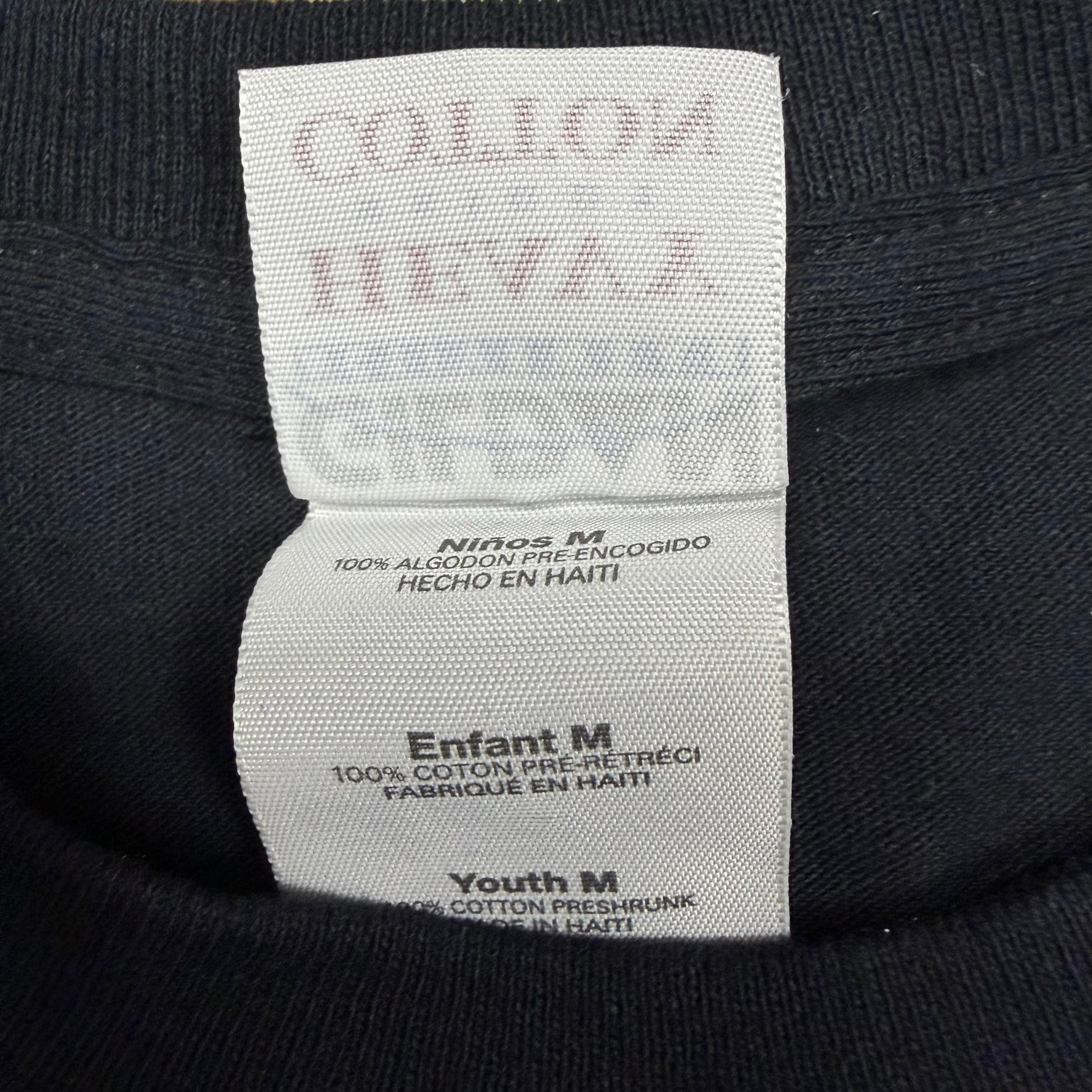 2002 Xzibit “Man vs Machine” Tour Tee Black (Youth)