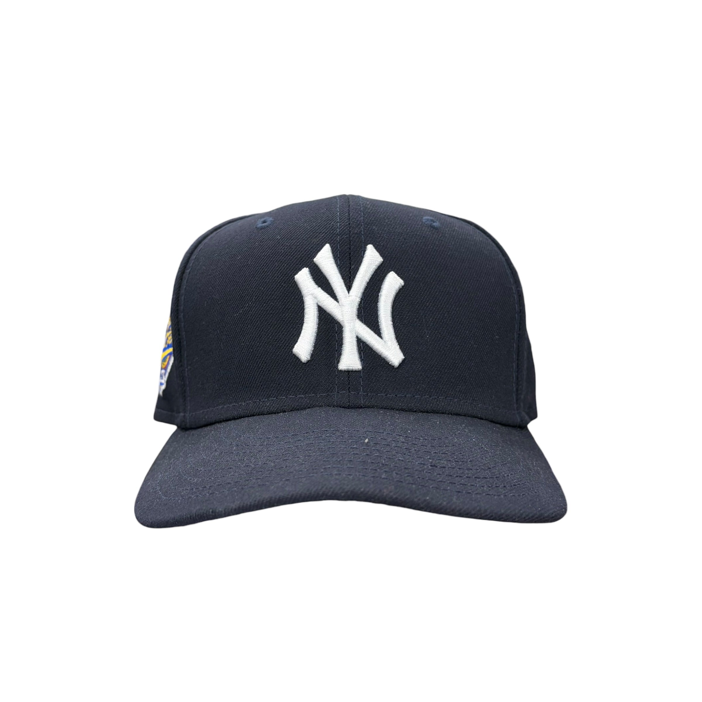 Vintage New Era MLB New York Yankees Logo Fitted Navy