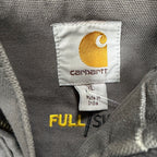 Vintage Carhartt Full T-Swing Hooded Jacket Washed Grey