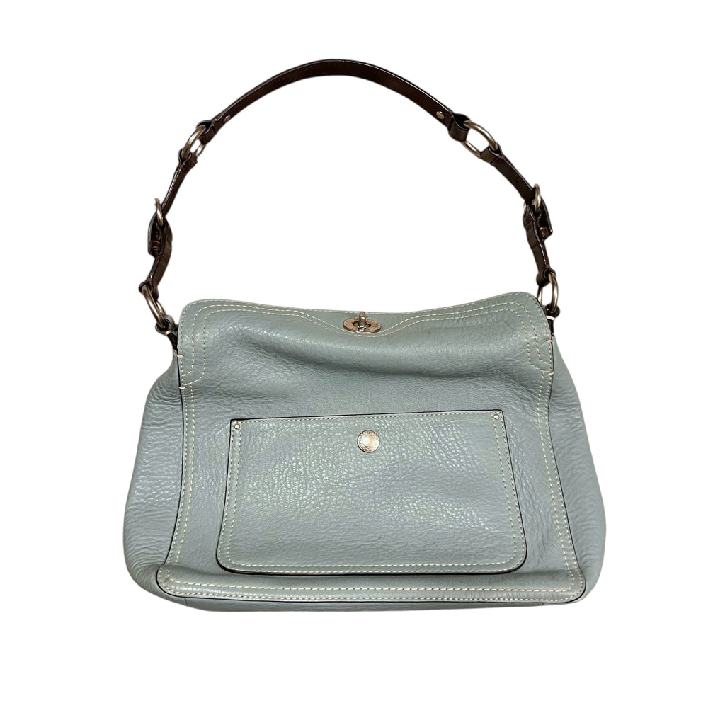 Coach Chelsea Tumbled Leather Hobo Bag Teal