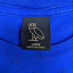 OVO Chest Logo Tee Royal Blue
