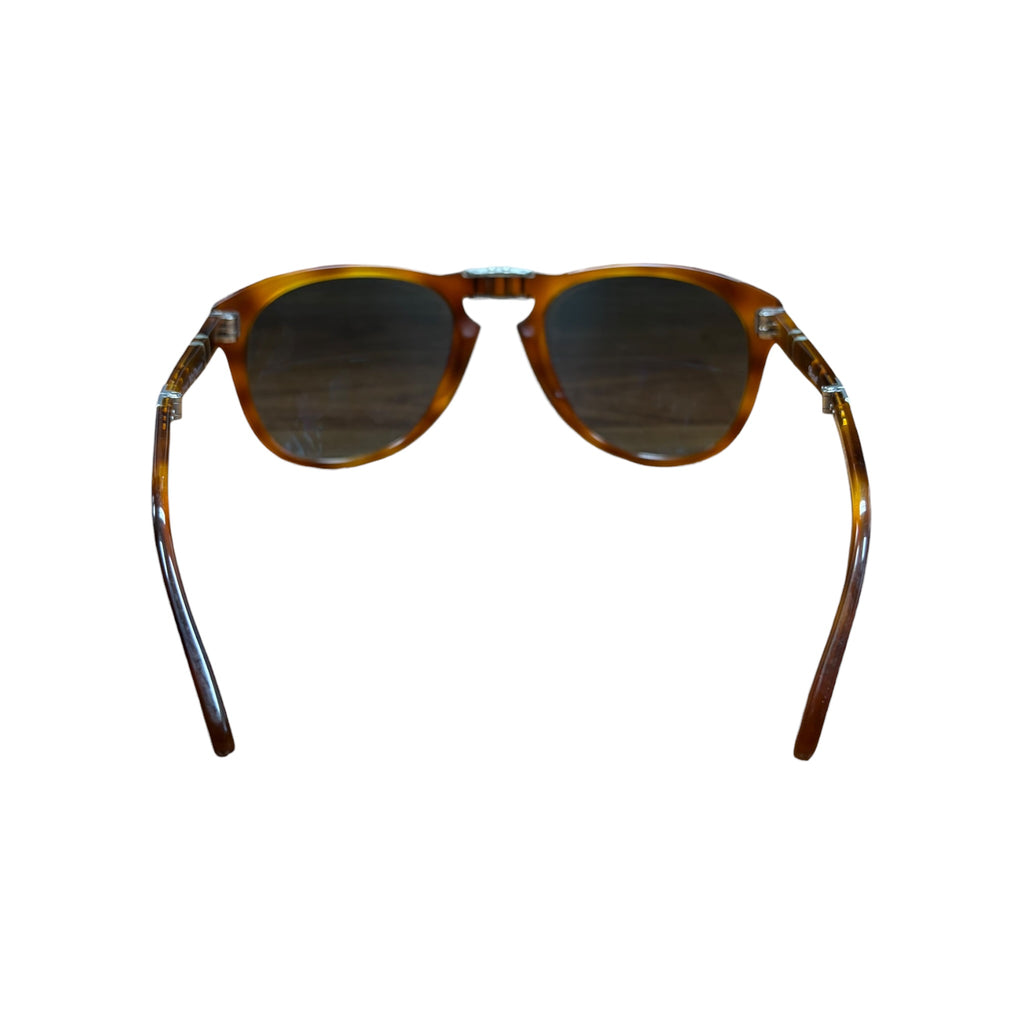 Persol 714 Steve McQueen Foldable Blue Lens Sunglasses