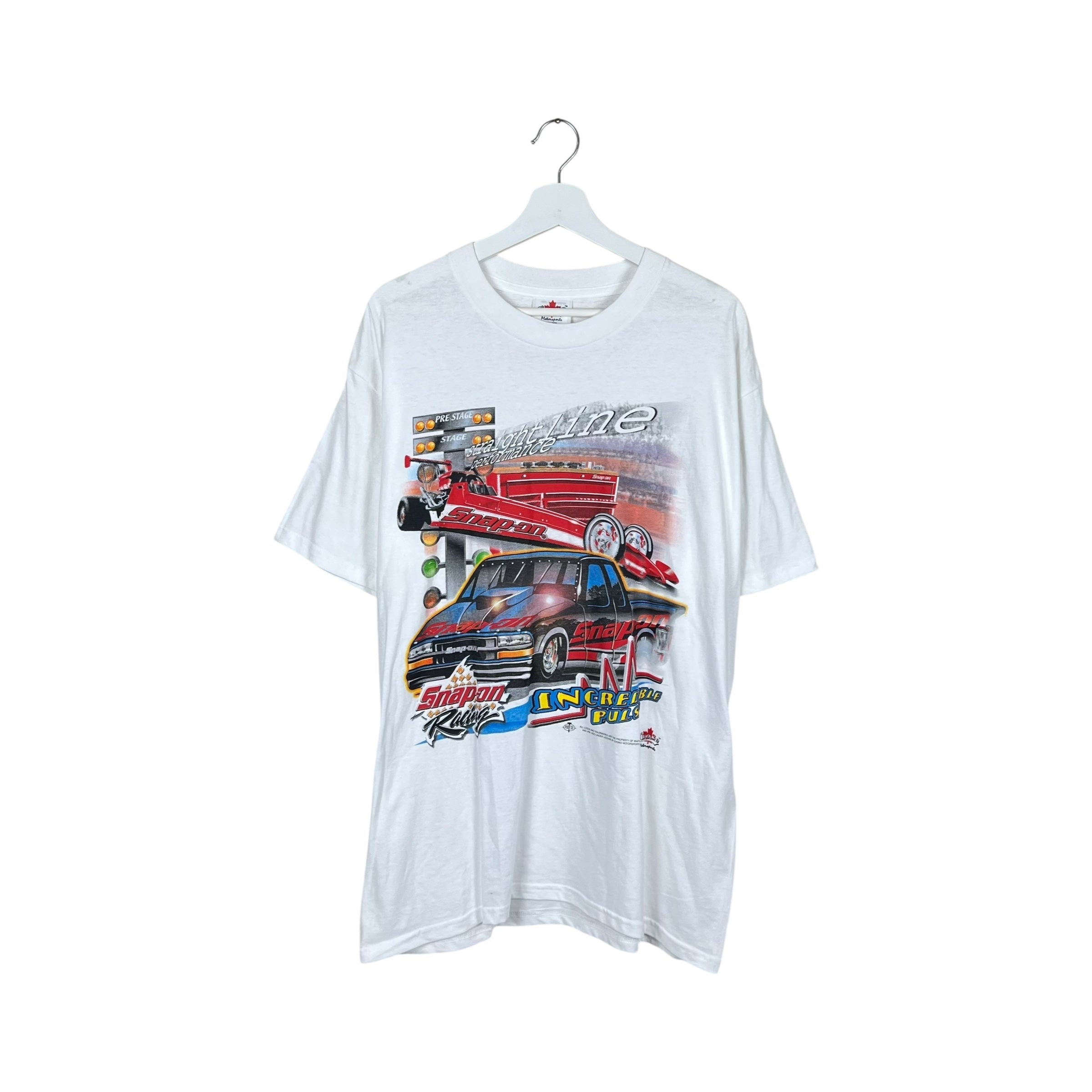 Vintage Choko Snap-On Racing “Impossible Pulse” Racing Tee White
