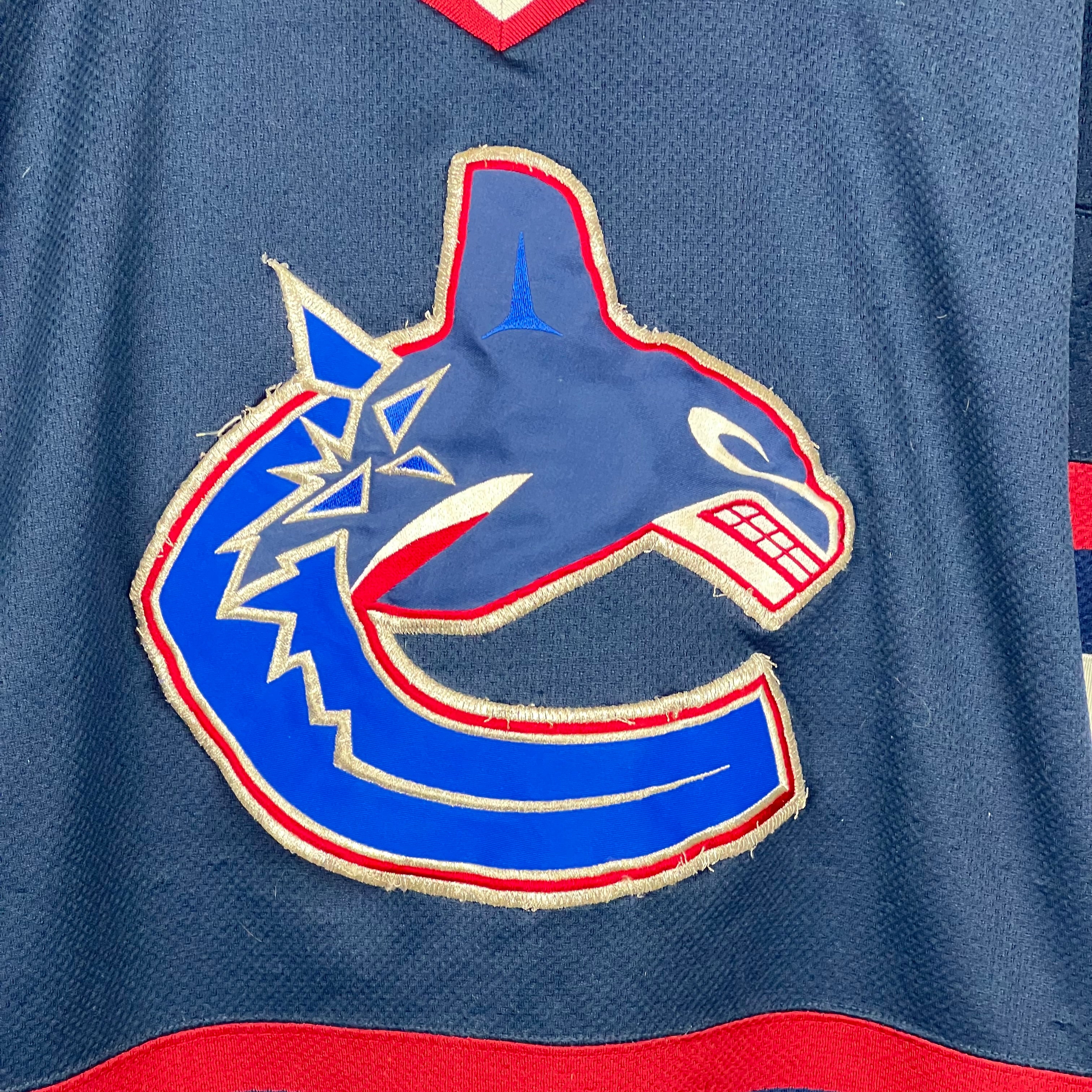 Vintage Starter Vancouver Canucks Youth Blank Away Jersey