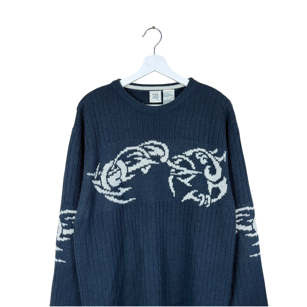 Vintage 725 Originals Graphic Knit Navy