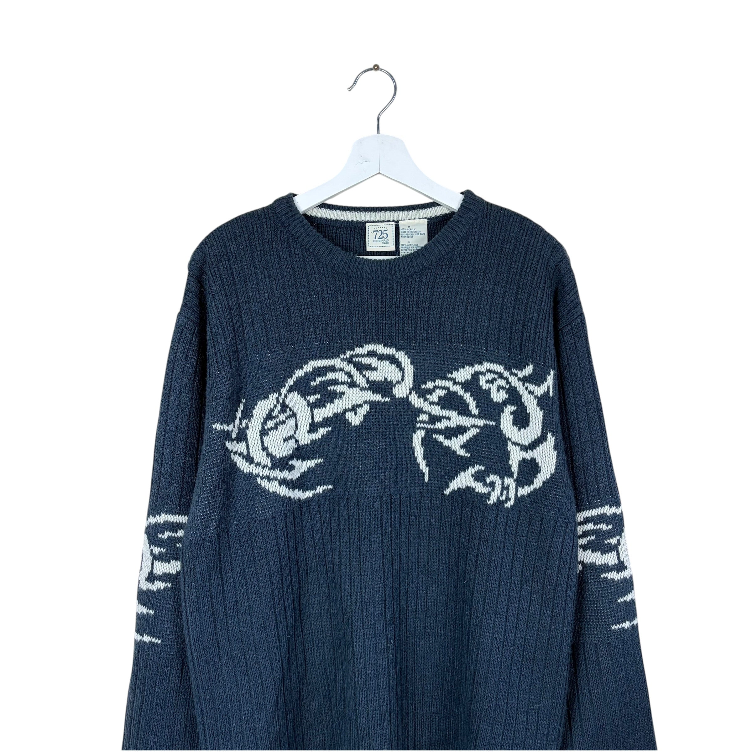 Vintage 725 Originals Graphic Knit Navy