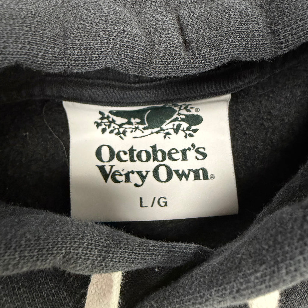 OVO x Roots Gold Logo Hoodie Black