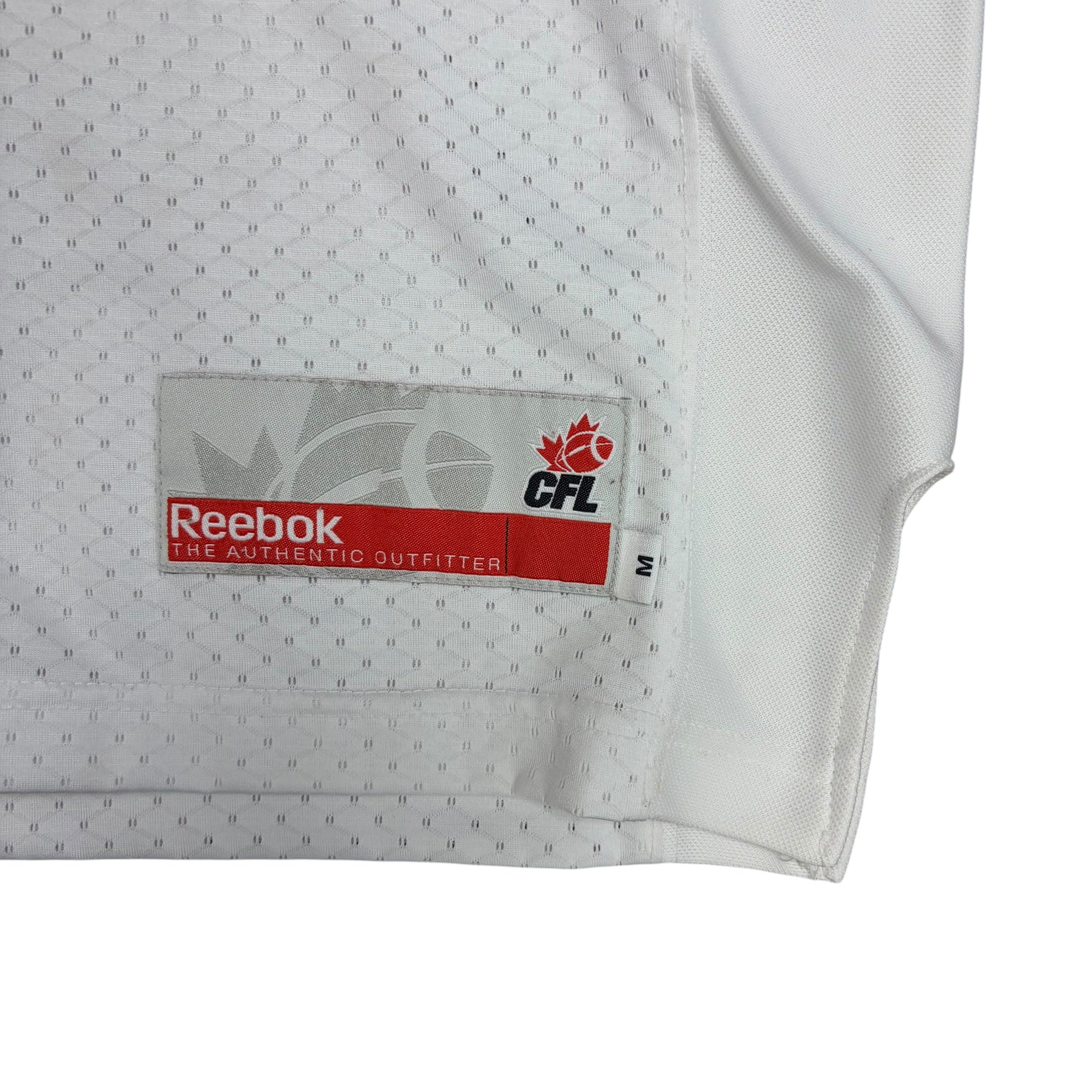 Vintage Reebok CFL Calgary Stampeders Charleston Hughes Home Jersey