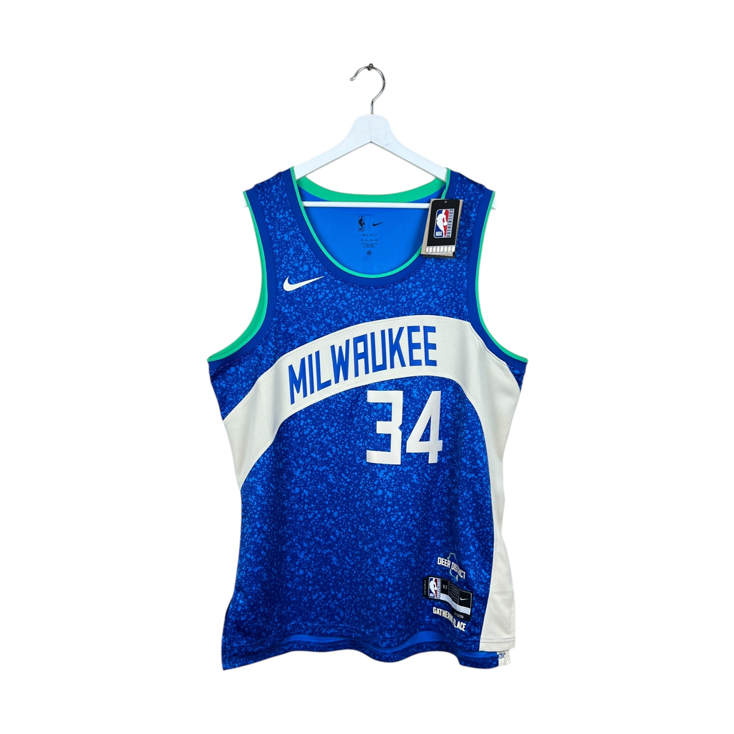 2023 Nike Milwaukee Bucks Giannis Antetokounmpo City Edition Jersey