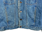Vintage Wrangler Sherpa Denim Jacket Mid Wash