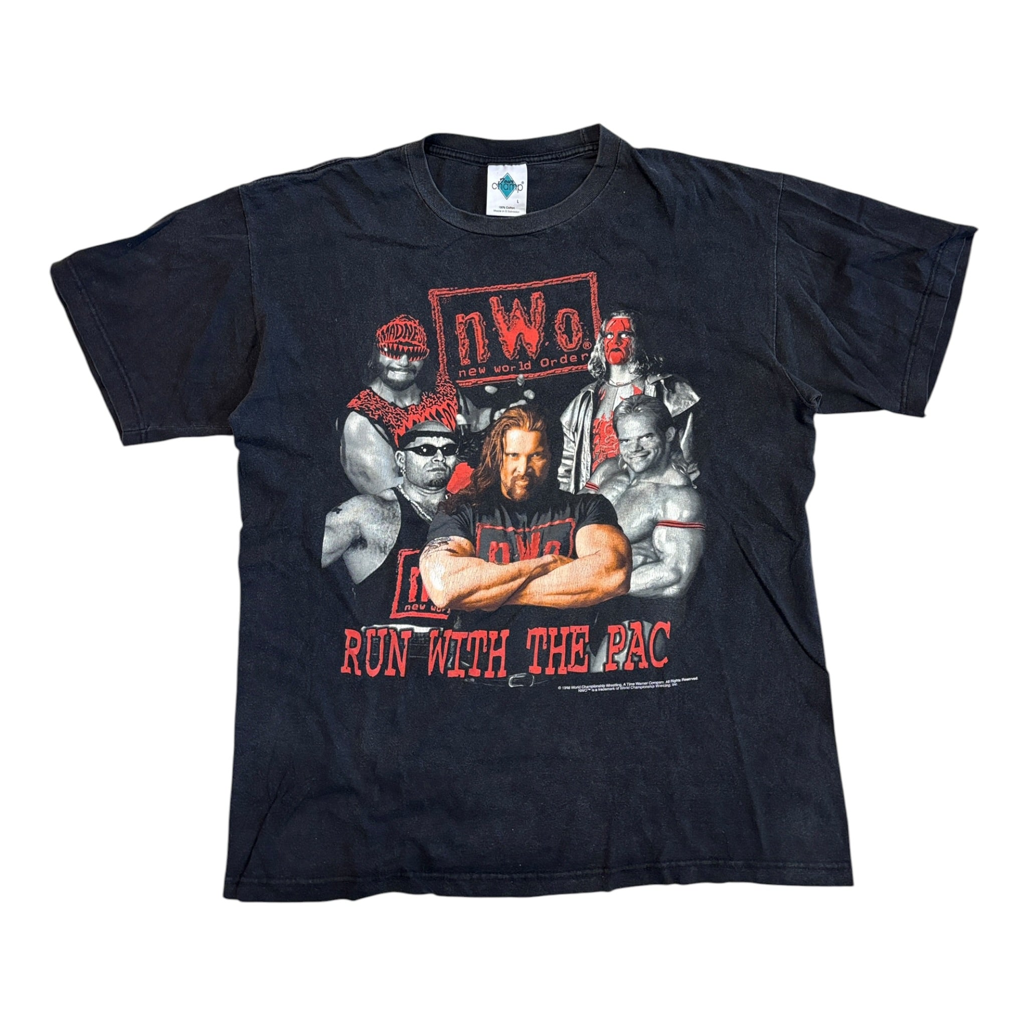 1998 WCW NWO “Run With The Pac” Tee Black
