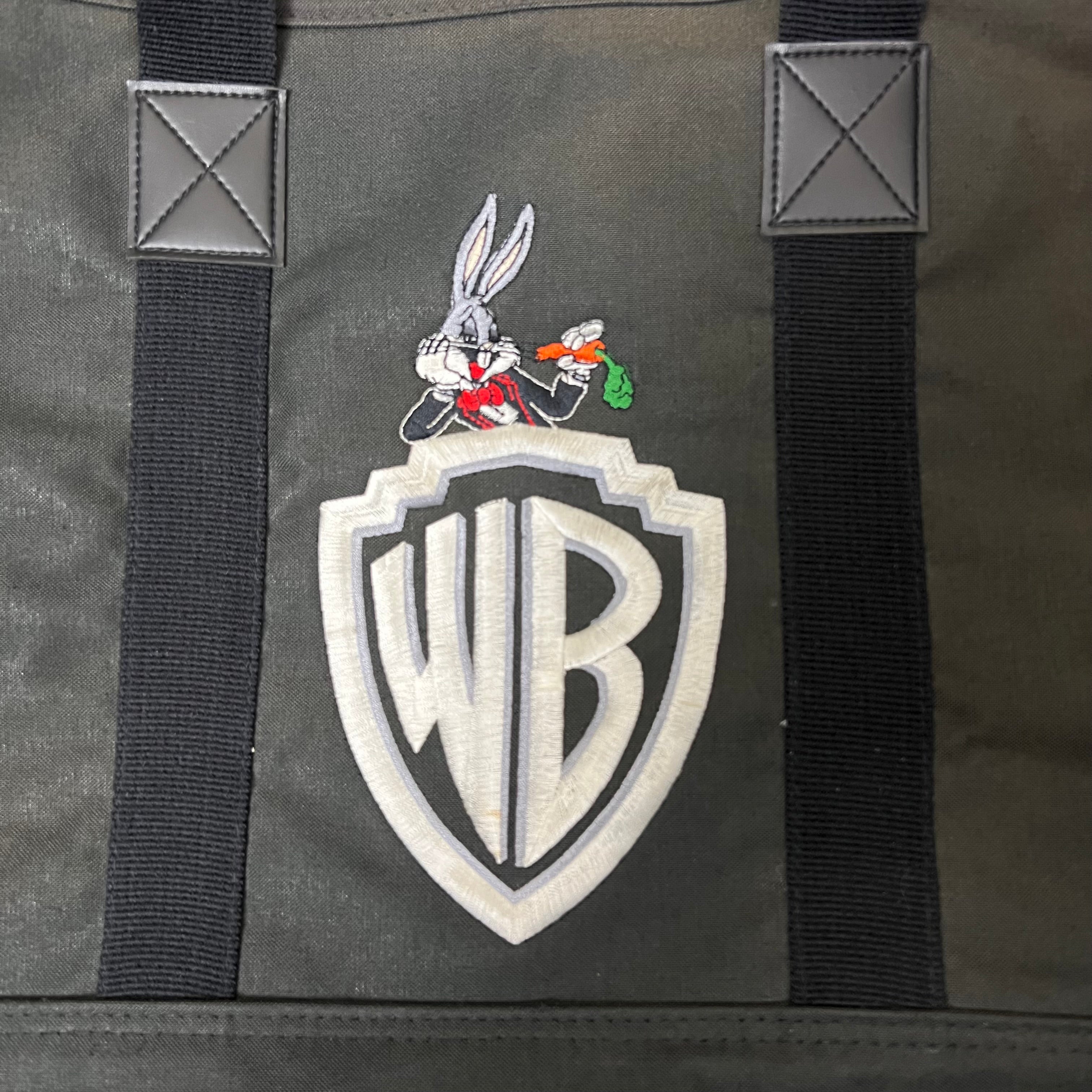 1991 Warner Bros Bugs Bunny Tote Bag Dark Green/Black