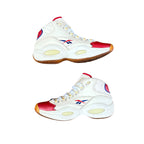 Reebok Question Mid White Red Blue