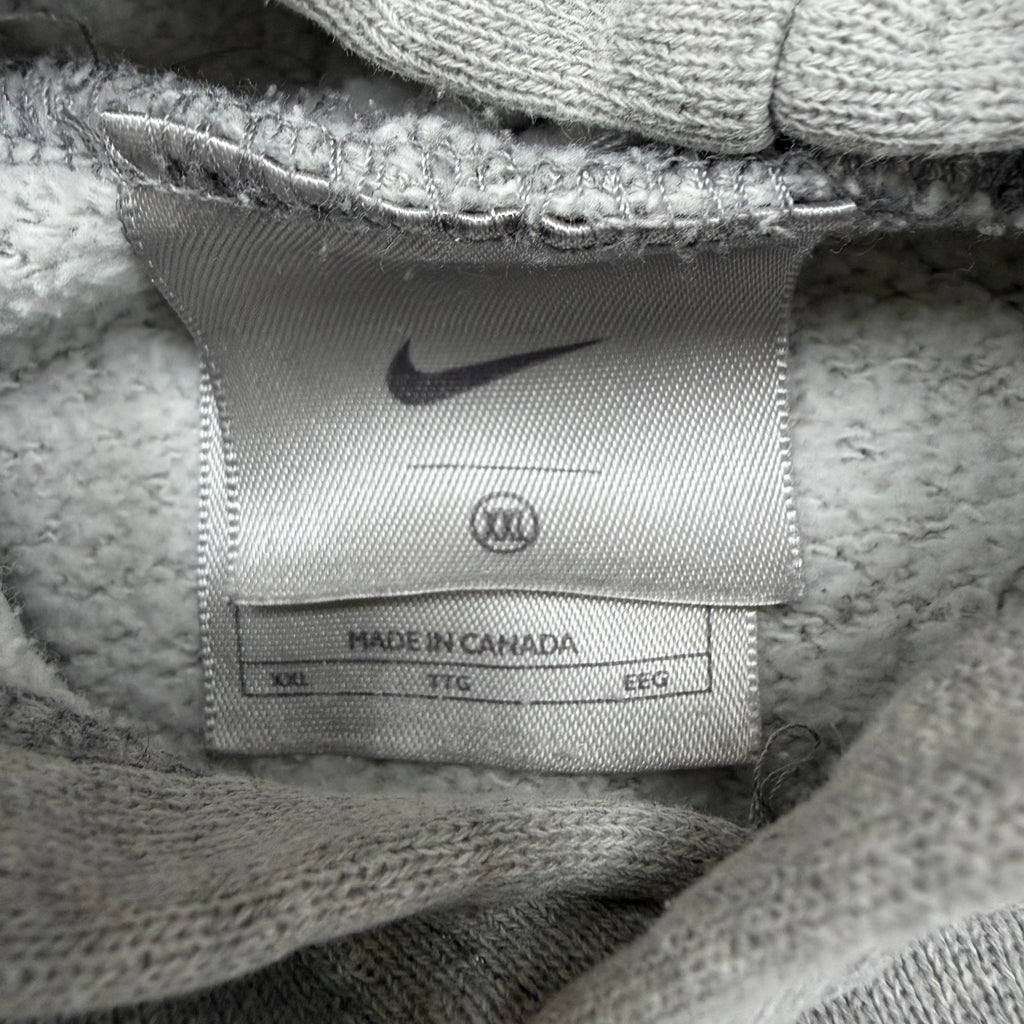Y2K Nike Youth Middle Spellout Hoodie Heather Grey