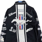 Vintage Jeff Hamilton Women’s Ford Mustang Racing Jacket Black