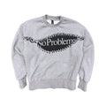 No Problemo Zip Crewneck Grey