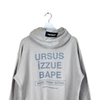 Bape Ursus Izzue Mond Trash Gothic Hoodie Cream