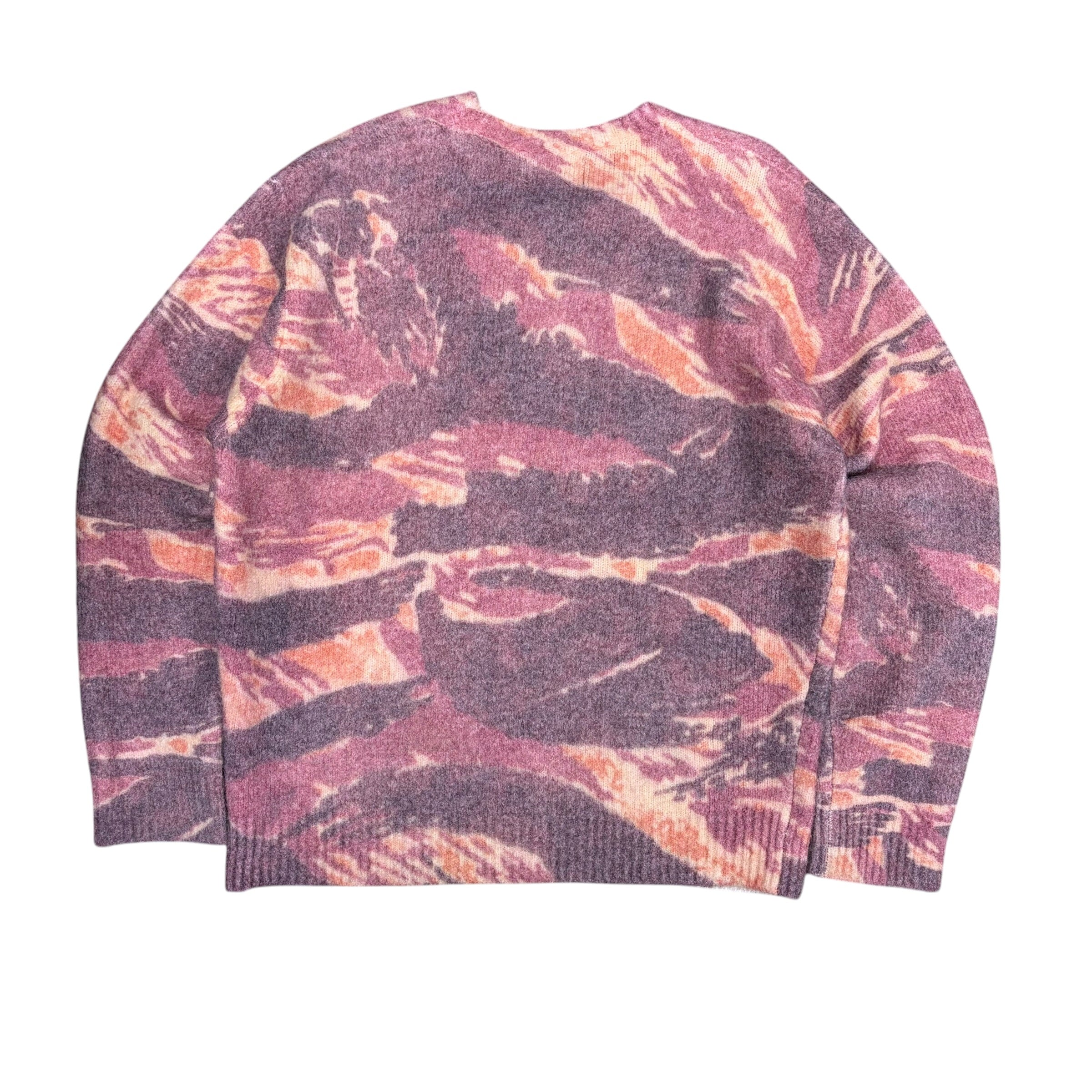 Stussy Tigris Print Sweater Brown