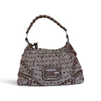Vintage Guess Metal Buckle Bag Brown