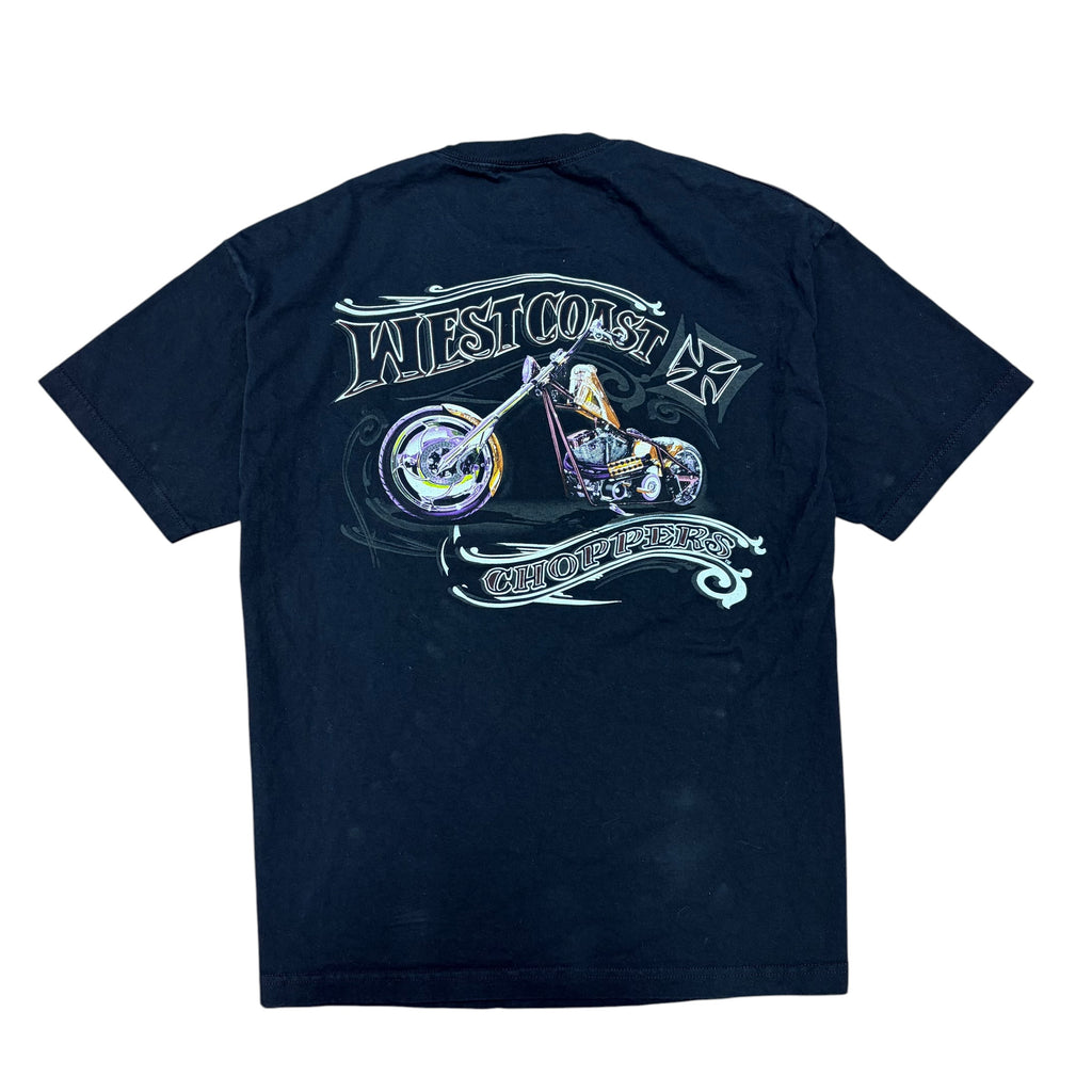 Vintage West Coast Choppers Bike Print Tee Black