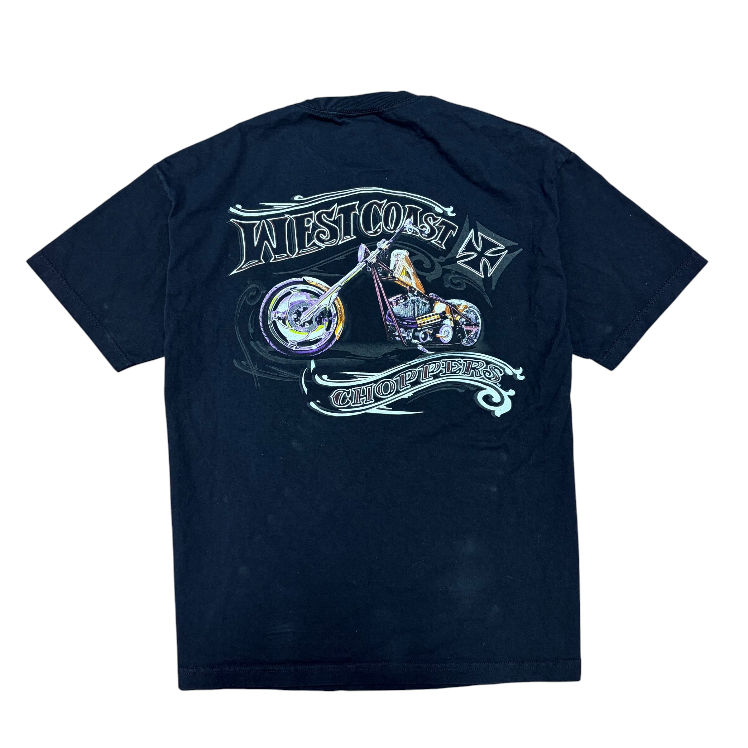 Vintage West Coast Choppers Bike Print Tee Black