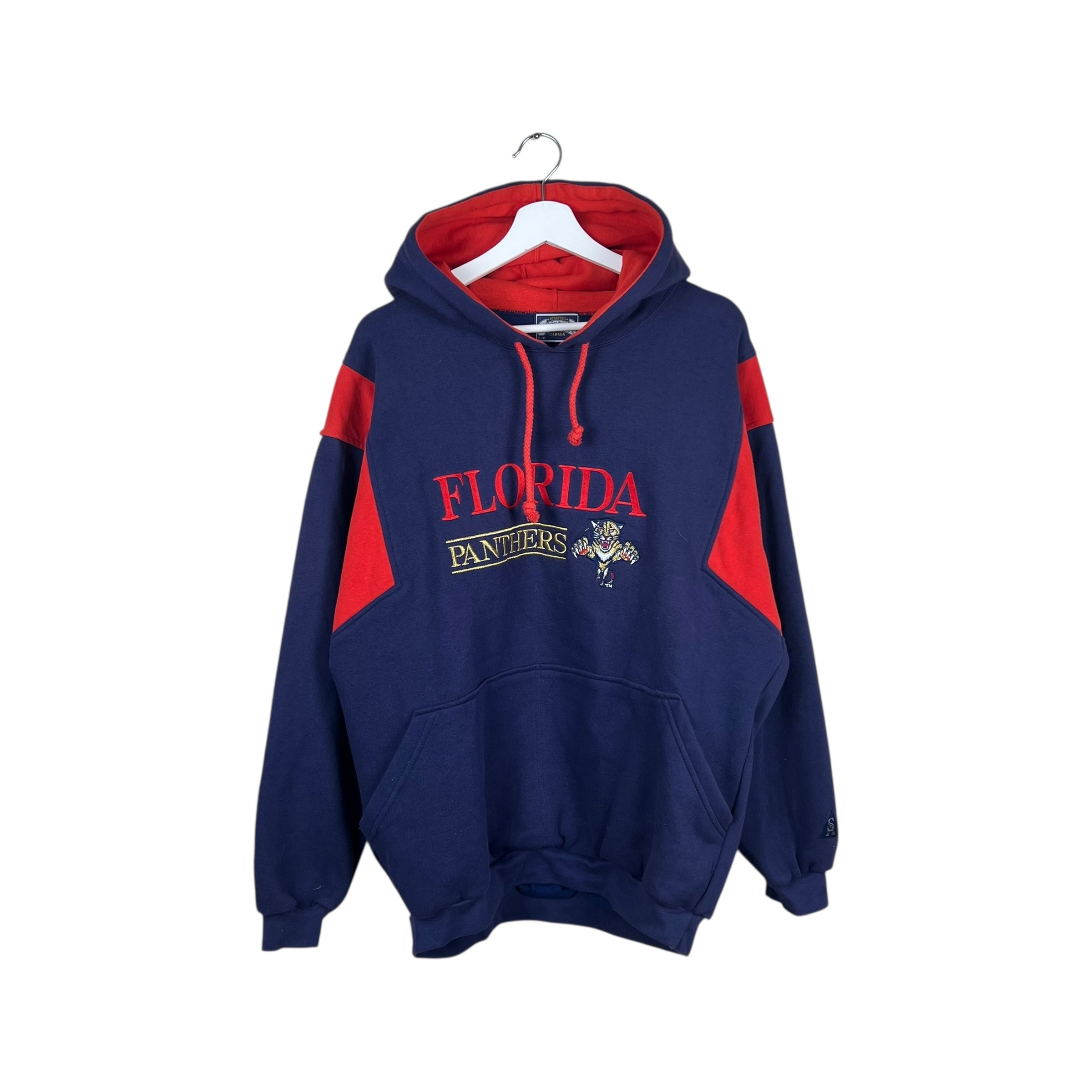 Vintage Athletic Software NHL Florida Panthers Logo Hoodie Blue/Red