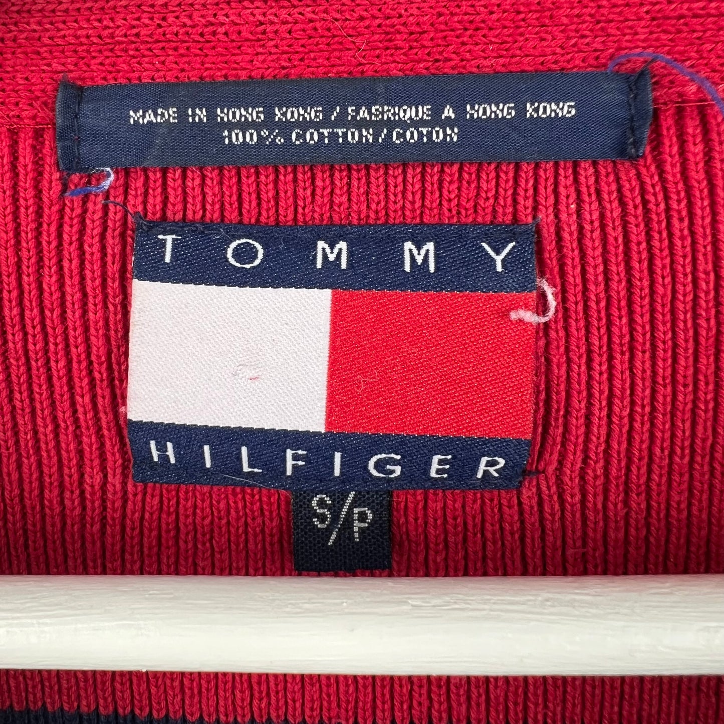 Vintage Tommy Hilfiger Nautical Logo Stripe Knit