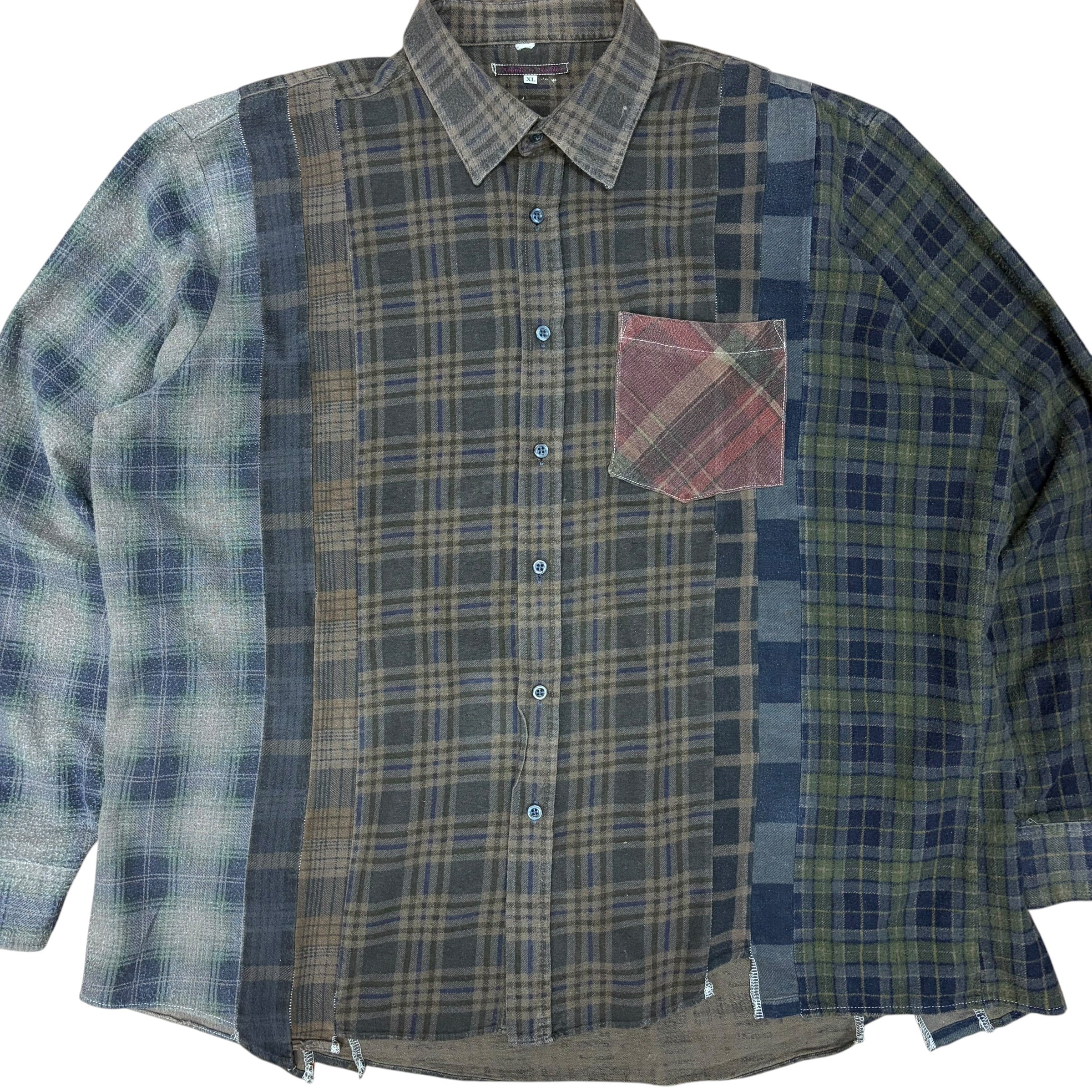 Rebuild By Needles 7 Cut Flannel Brown