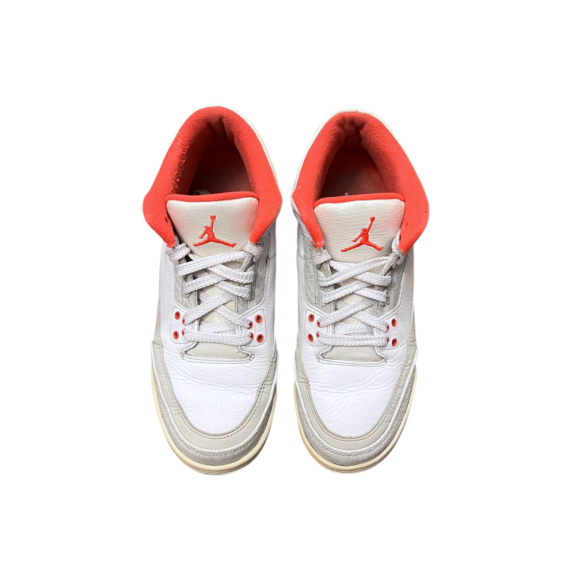 Jordan 3 Retro White Crimson Grey (GS)(2010)