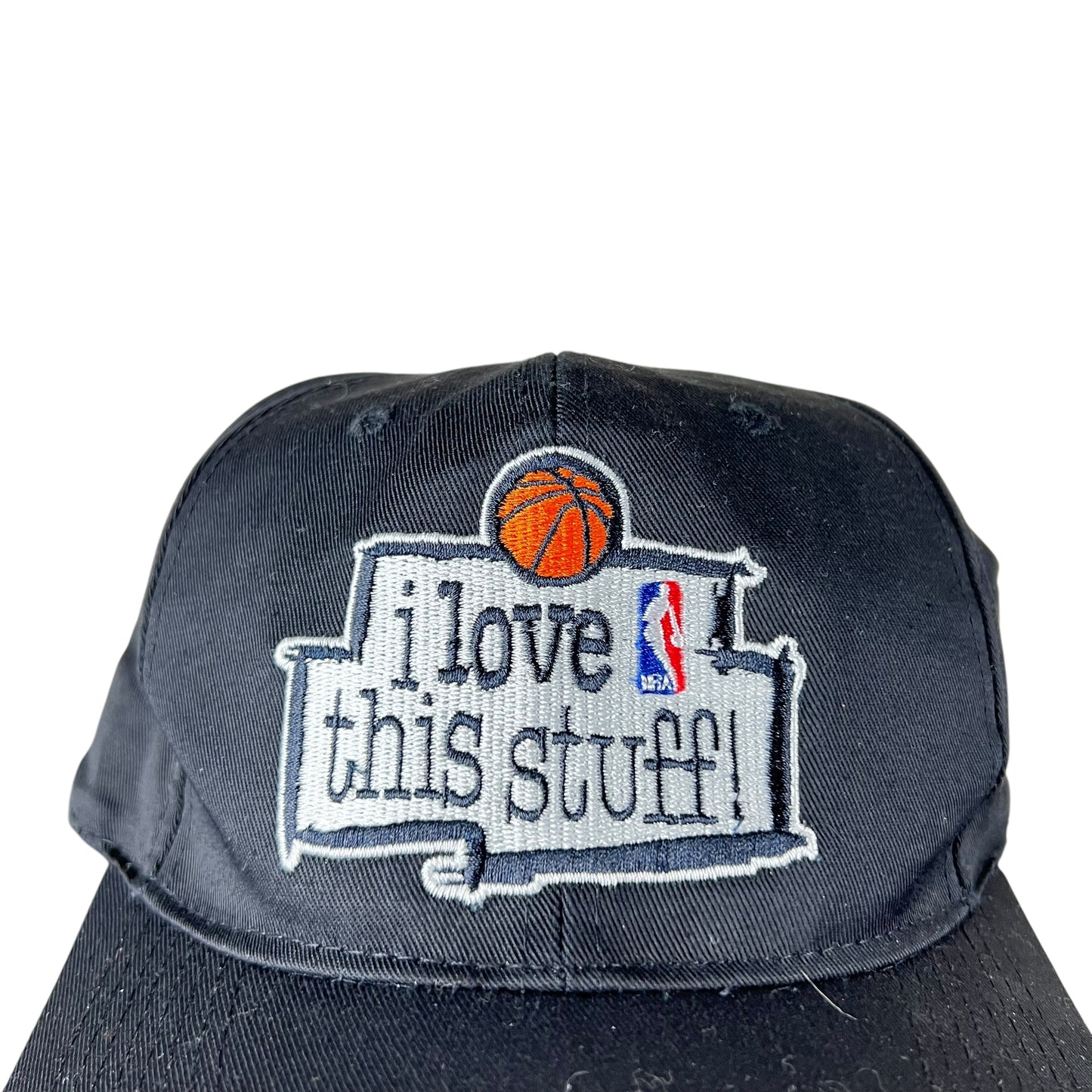 Vintage Starter NBA “I Love This Stuff!” Promo SnapBack Black